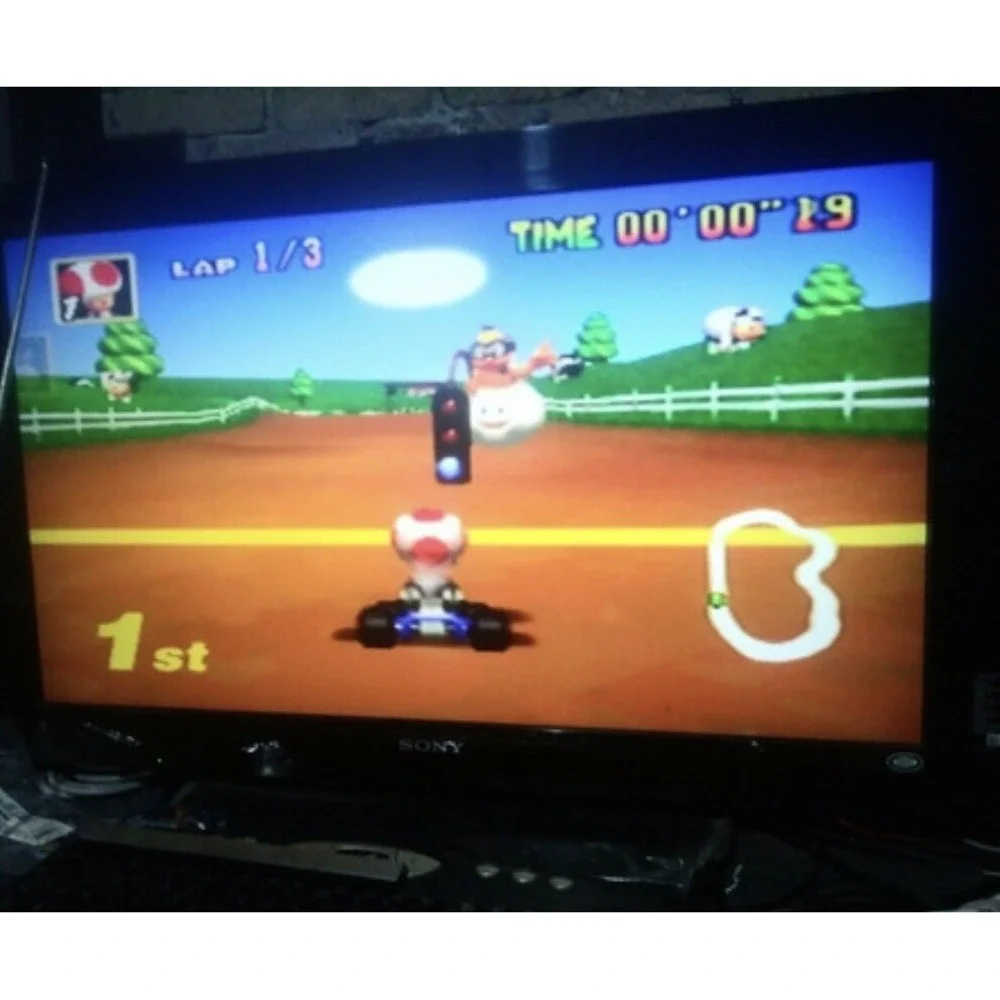 Nintendo 64 N64 System Console Game Bundle Lot with Super Mario And Mario Kart
